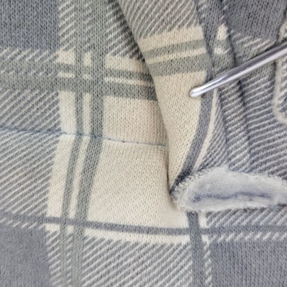 Matix Mens Quilted Full Zip Hooded Jacket Gray Buffalo Plaid Skateboard size XXL - Picture 11 of 12